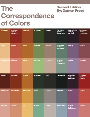Cover of The Correspondence of Colors: Second Edition